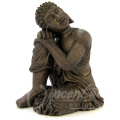 China fornecer ao ar livre grande metal artesanato bronze em tamanho real buddha for sale